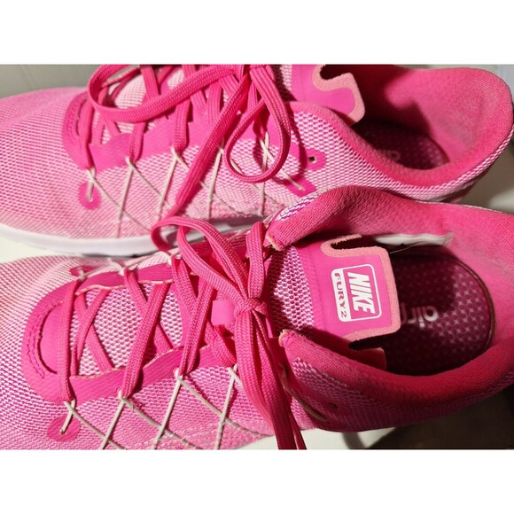 Nike Flex Fury 2 Pink Women's Running Shoes‎ 819135-600 Size 11US - Picture 4 of 8